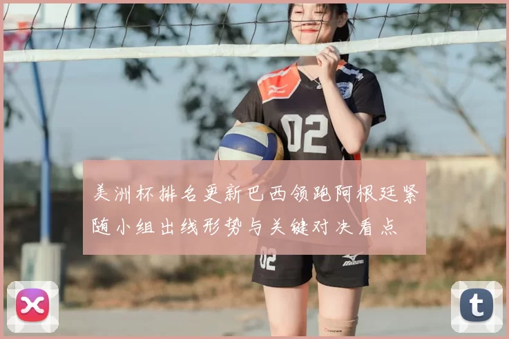 美洲杯排名更新巴西领跑阿根廷紧随小组出线形势与关键对决看点